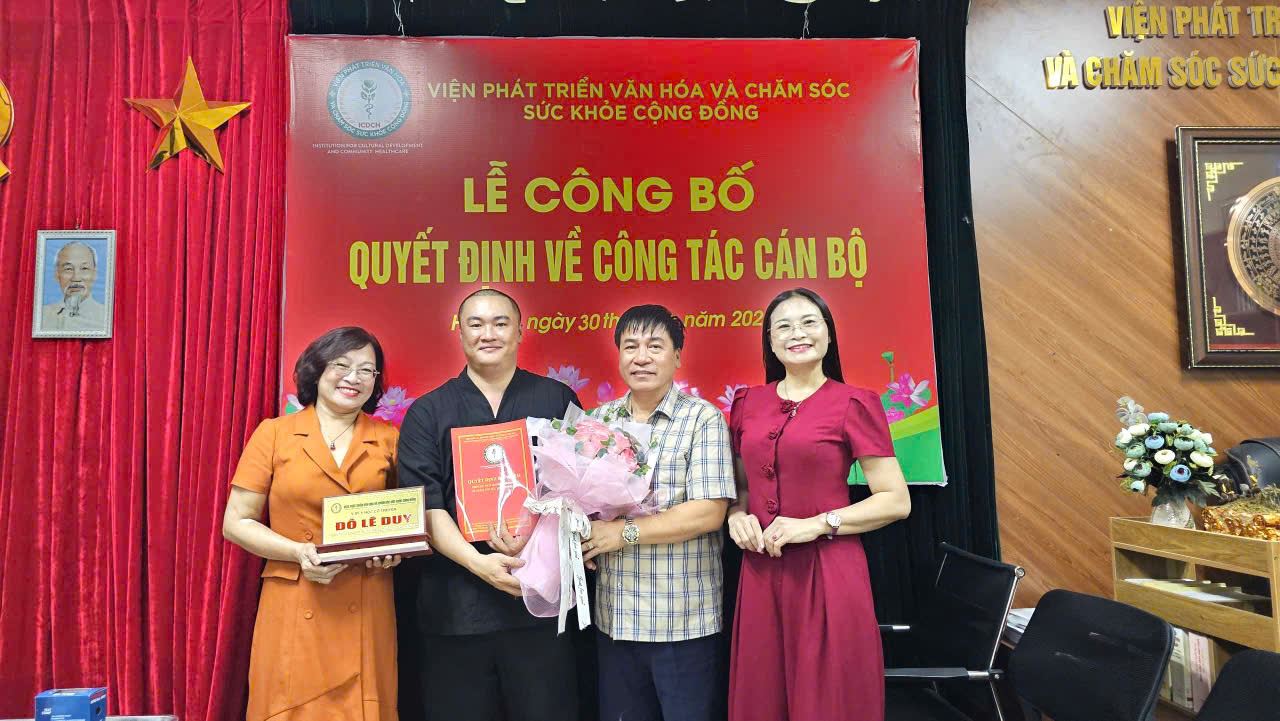 Y sĩ Y học cổ truyền Đỗ Lê Duy giữ chức Phó Chủ tịch HĐKH về Chăm sóc sức khỏe cộng đồng khu vực phía Nam 