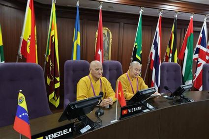 Nhật Bản: HT. Thích Huệ Thông phát biểu tại Hội nghị Thượng đỉnh Phật giáo Thế giới lần thứ IX