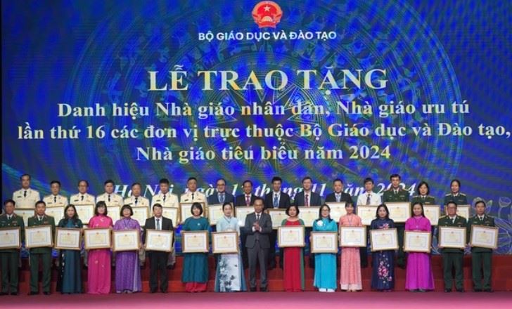 4 nhà giáo ngành Y Dược trực thuộc Bộ Y tế được tuyên dương Nhà giáo tiêu biểu năm 2024