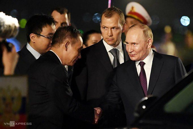 Tổng thống Putin đến Hà Nội