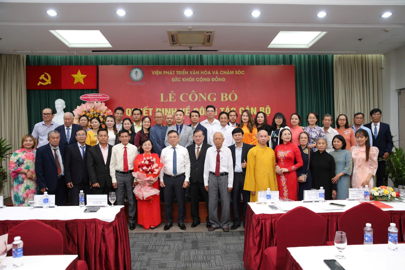 Viện Phát triển Văn hóa và Chăm sóc sức khỏe cộng đồng công bố quyết định về công tác cán bộ