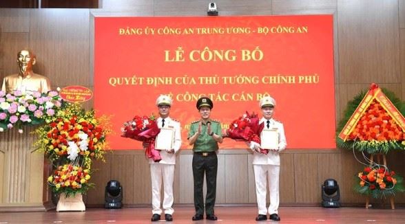 Công bố quyết định bổ nhiệm 2 Thứ trưởng Công an