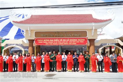 Khánh thành công trình trùng tu Di tích Đền thờ Trung tướng Đồng Văn Cống