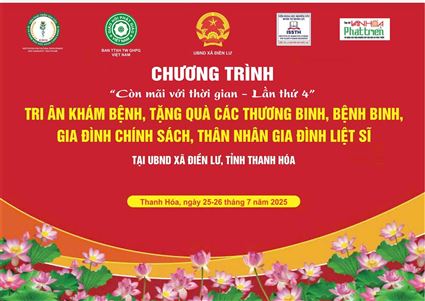 Viện Phát triển văn hóa và chăm sóc sức khỏe cộng đồng phối hợp cùng Viện Khoa học nghiên cứu Nhân tài Nhân lực: Tổ chức chương trình “Còn mãi với thời gian, tri ân ngày 27/7 ”